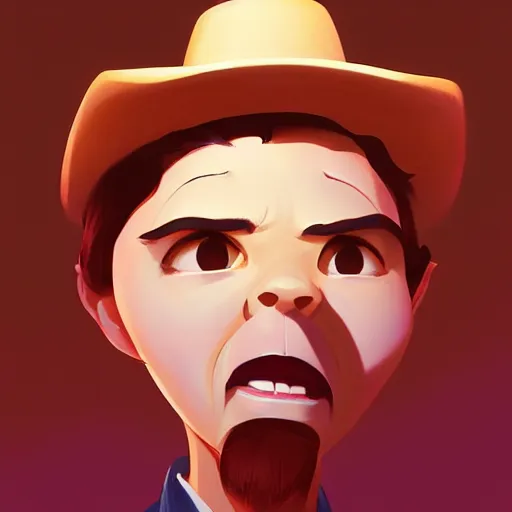 Prompt: face icon stylized minimalist blazing saddles, loftis, cory behance hd by jesper ejsing, by rhads, makoto shinkai and lois van baarle, ilya kuvshinov, rossdraws global illumination