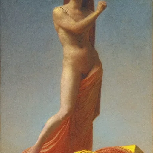 Prompt: representation of power and domination in the style of Jules Joseph Lefebvre, French painter, educator and theorist