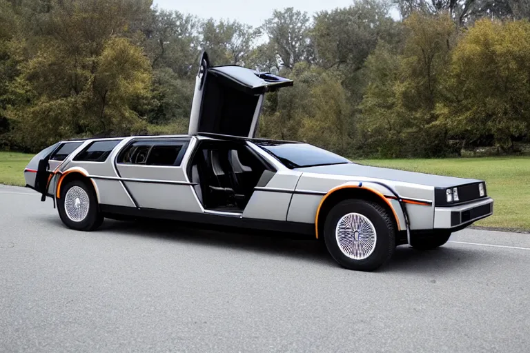 Image similar to limousine 1 9 2 2 delorean