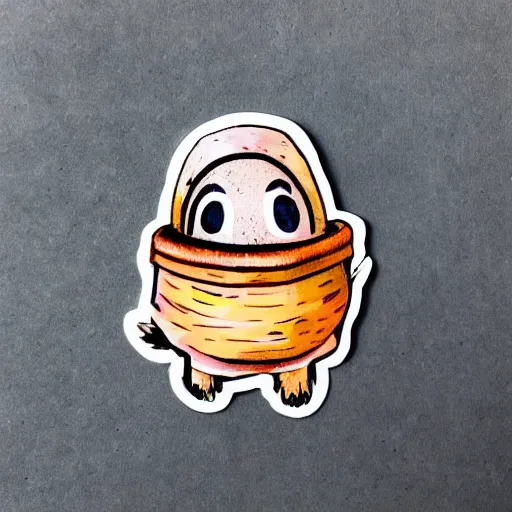 Image similar to cute mushling sticker