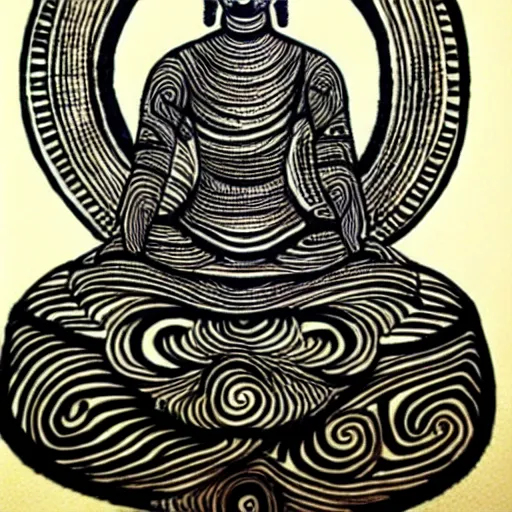 Image similar to zen art ink