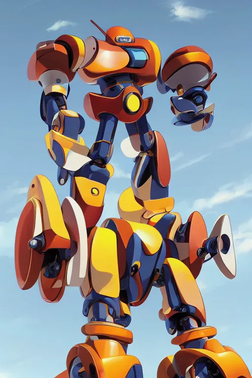 Image similar to metabots medabots medarotto medarot robot minimalist comics, behance hd by jesper ejsing, by rhads, makoto shinkai and lois van baarle, ilya kuvshinov, rossdraws global illumination ray tracing hdr radiating a glowing aura