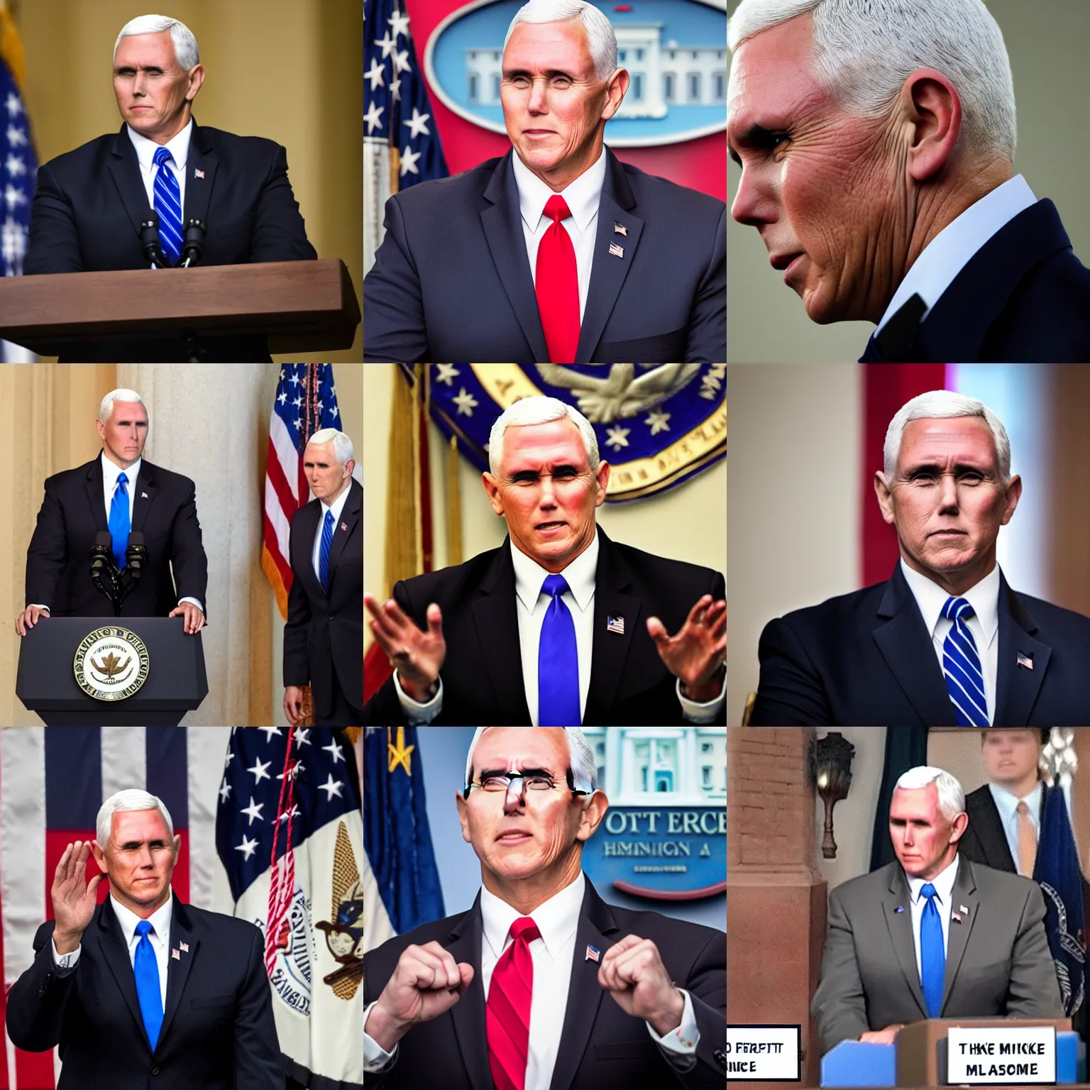 Prompt: Mike Pence FBI