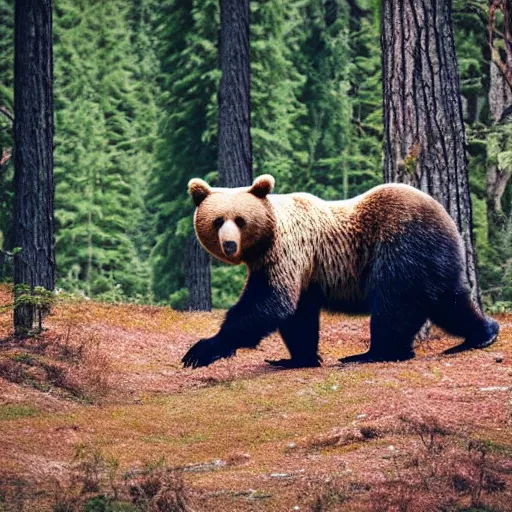 Image similar to bear in a forest