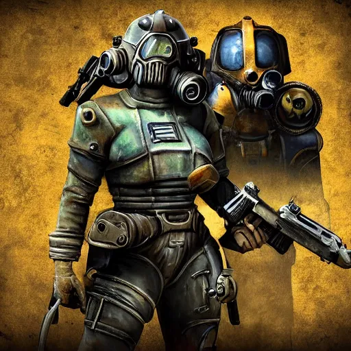 Prompt: art of fallout, photo