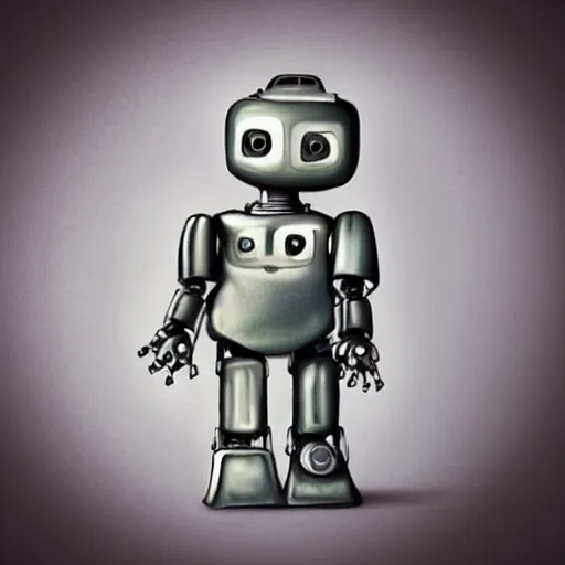Prompt: “cute robots using social media photorealistic ”