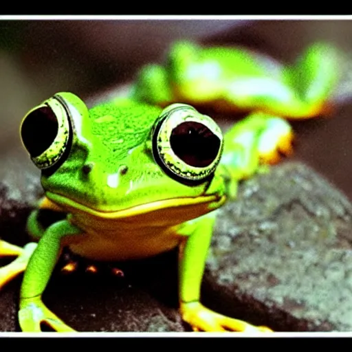 Prompt: slides from a powerpoint presentation about how frogs are the gayest little dudes and why we love them for it