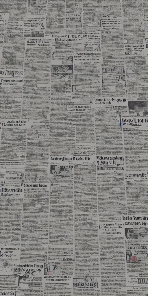 Prompt: Newspaper pattern background