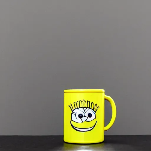 Image similar to a photograph of a mug with spongebob square pants