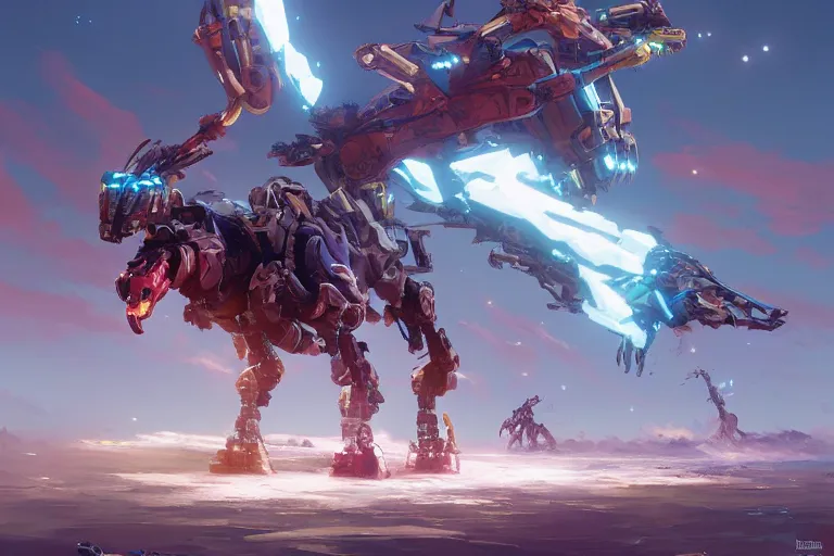 Image similar to stormbird machine mecha animal beast robot of horizon forbidden west horizon zero dawn bioluminiscence, behance hd by jesper ejsing, by rhads, makoto shinkai and lois van baarle, ilya kuvshinov, rossdraws global illumination