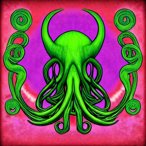 Prompt: digital art of cthulu