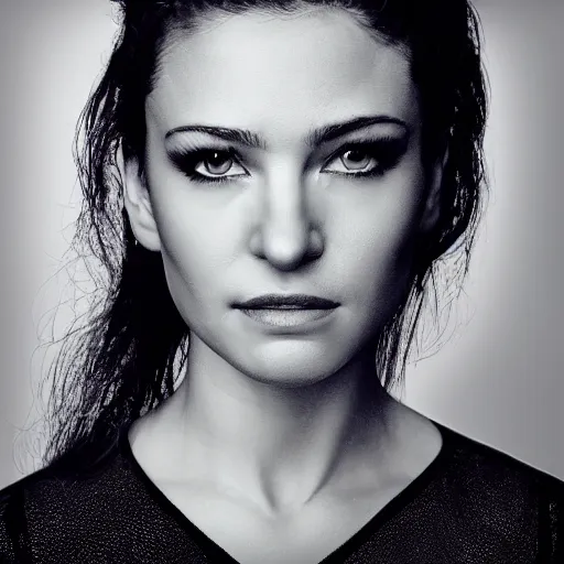 Image similar to female justin timberlake, portrait, symmetrical, beautiful