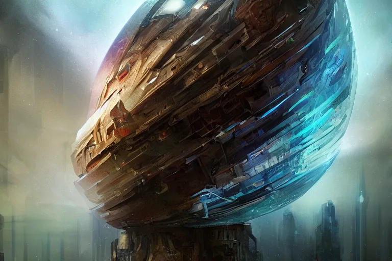 Image similar to the keeper of time, in the style of stephan martiniere and vicente segrelles, trending on artstation, back lighting tilt - shift cottagecore, abstract illusionism, movie poster, creature concept art, precisionism