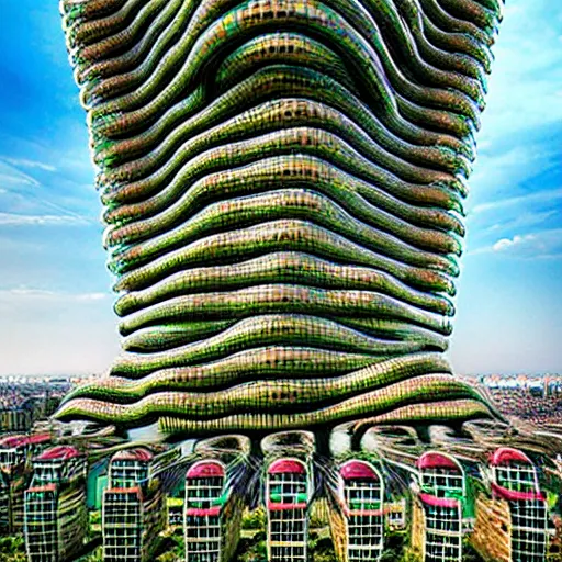 Image similar to monster by vincent callebaut