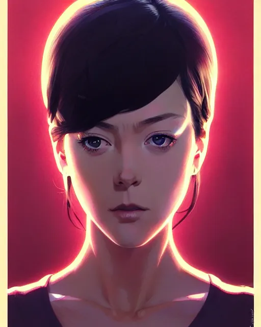 Image similar to dead inside!!!, fine - face, audrey plaza, realistic shaded perfect face, fine details. anime. realistic shaded lighting poster by ilya kuvshinov katsuhiro otomo ghost - in - the - shell, magali villeneuve, artgerm, jeremy lipkin and michael garmash and rob rey