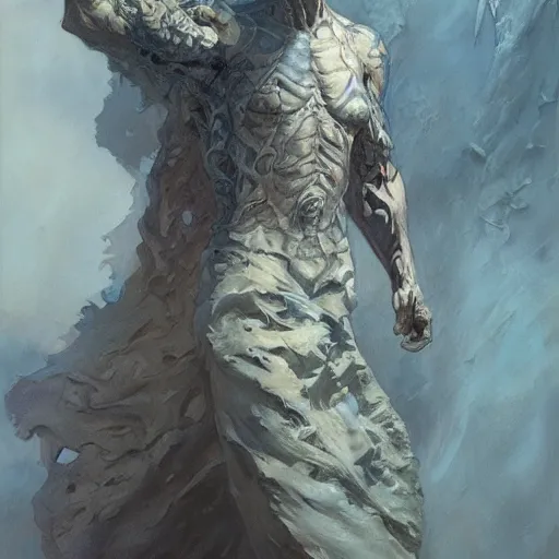 Image similar to The Sandman, character art by Donato Giancola, Craig Mullins, digital art, trending on artstation