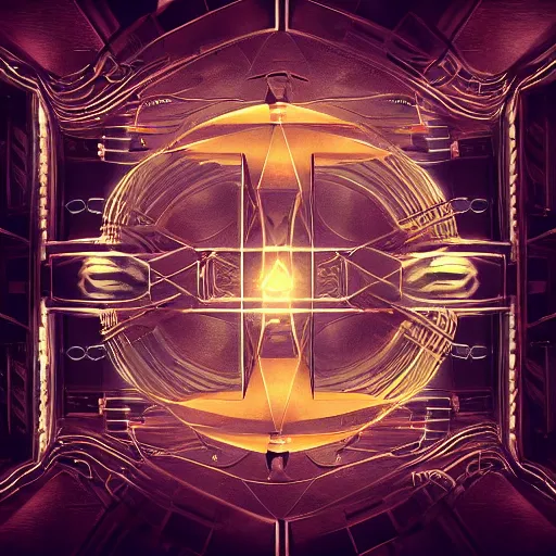 Prompt: Abstract music experience art nuveau, steampunk, symmetry, full frame, cinematic light , unreal engine,