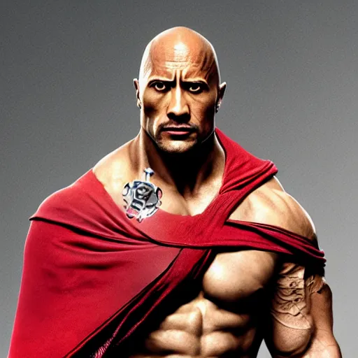 Prompt: dwayne johnson as ezio auditore