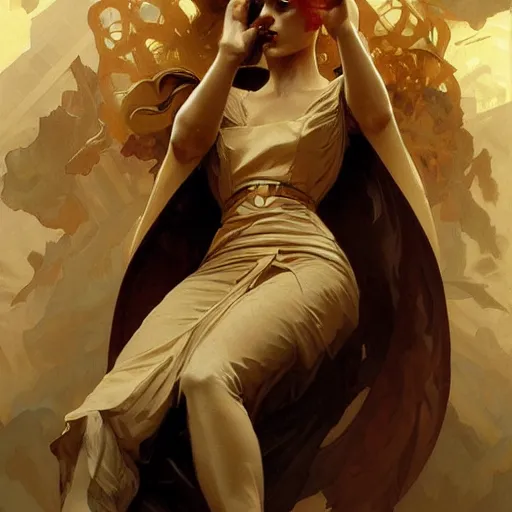 Prompt: leyendecker apocalypse, morpheus, intricate, elegant, highly detailed, digital painting, artstation, concept art, smooth, sharp focus, illustration, art by artgerm and greg rutkowski and alphonse mucha and william - adolphe bouguereau