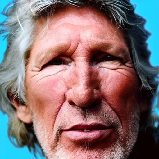 Prompt: Roger Waters looking shocked with the top text Roger and the bottom text Marbles, r/pinkfloydcirclejerk meme, Realistic, HDR, Clear Image, dynamic lighting