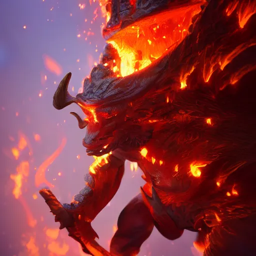 Image similar to fire wielding elemental being, character concept, hyper detailed, fractal, ray tracing, 4k