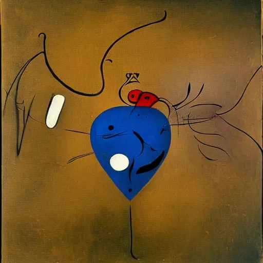 Prompt: an intricate tool that mends heart breaks. salvador dali. joan miro.