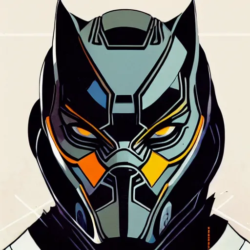 Image similar to Black Panther profile picture by Sachin Teng, asymmetrical, Organic Painting , Matte Painting, geometric shapes, hard edges, graffiti, street art:2 by Sachin Teng:4