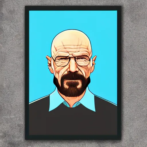 Prompt: Walter White by Gabriel Soares,