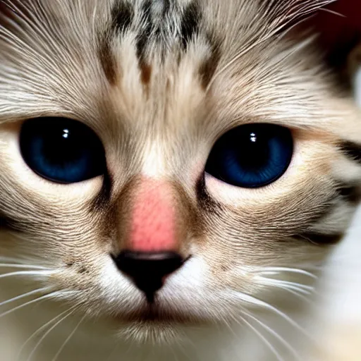 Prompt: a orange eyes cat
