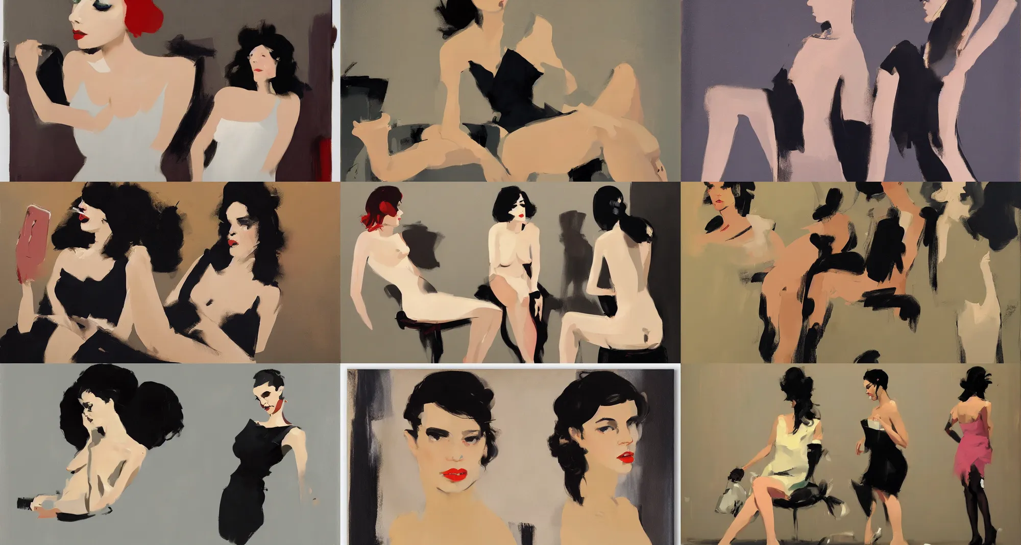 Prompt: women by michael carson