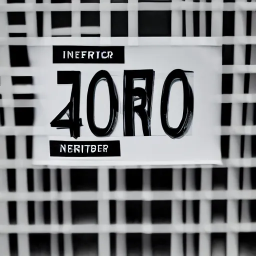 Prompt: white paper sign that says in black letters « error 4 0 4 »
