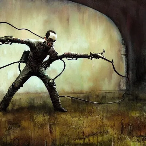 Image similar to half - life 3 concept art painting by esao andrews