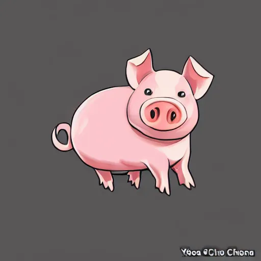 Image similar to cute adorable pig by yee chong silverfox