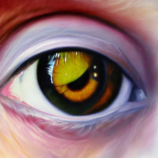 Image similar to beautiful painting, iris human's eye photo, without eye, black background, closeup shot, high resolution, high detail, hyper realistic, 4K, 8K