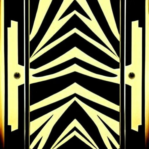 Image similar to photo art - deco sci - fi door