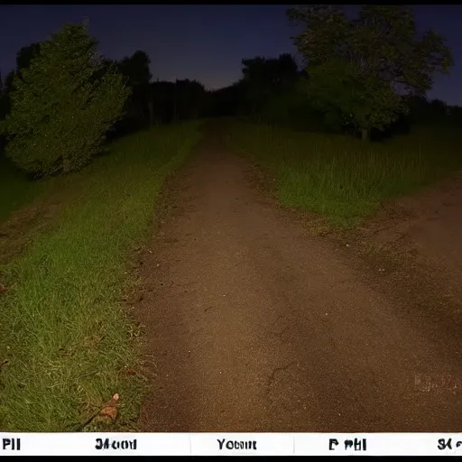 Image similar to nighttime trailcam footage of dr. phil