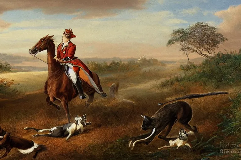 Image similar to fox hunt by randolph