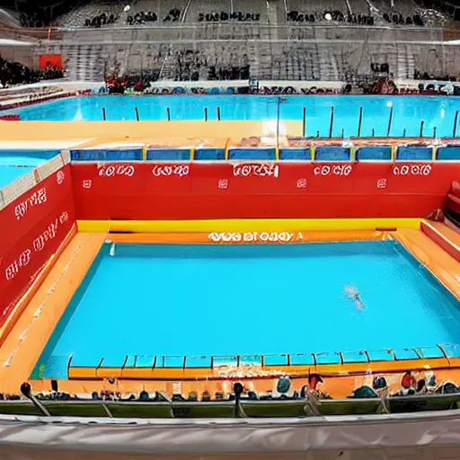 Image similar to olympic lasagna pool