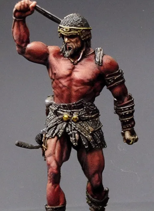 Image similar to Fine Image on the store website, eBay, Full body, 80mm resin detailed miniature of a muscular warrior