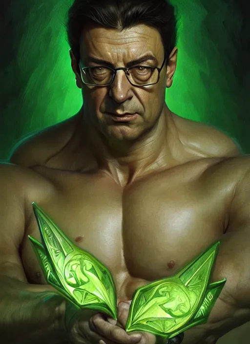 Prompt: portrait of aggressive florentino perez, d & d, muscular! green, fantasy, intricate, elegant, highly detailed, digital painting, artstation, concept art, smooth, sharp focus, illustration, art by artgerm and greg rutkowski and alphonse mucha