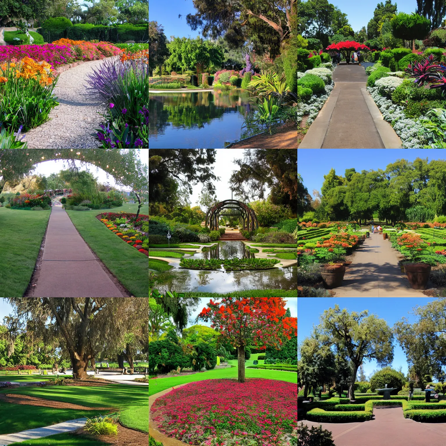 Prompt: Fullerton Arboretum