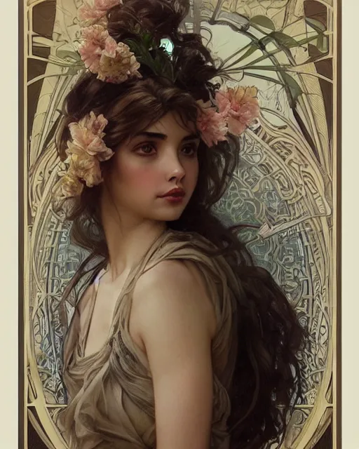 Image similar to amazing lifelike award winning pencil illustration of Ana De Armas trending on art station artgerm Greg rutkowski alphonse mucha j.c. Leyendecker cinematic