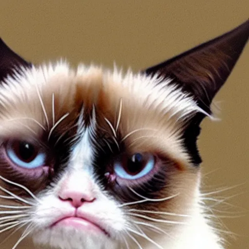 Image similar to grumpy cat