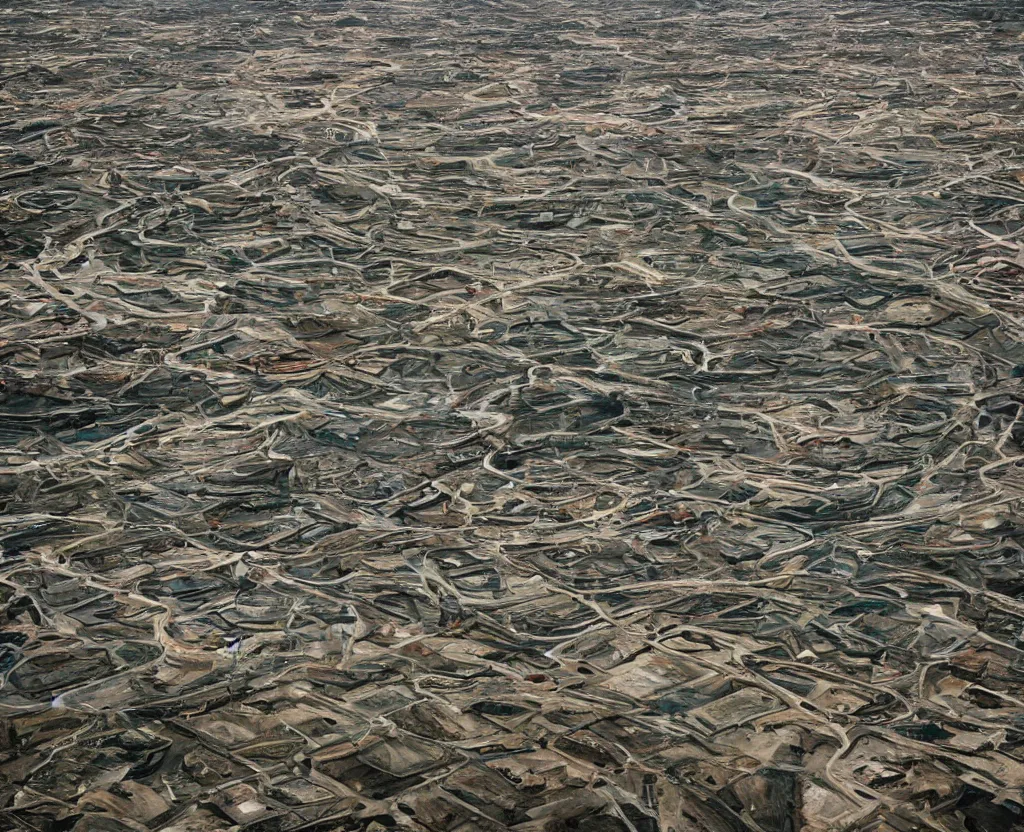 Image similar to by edward burtynsky