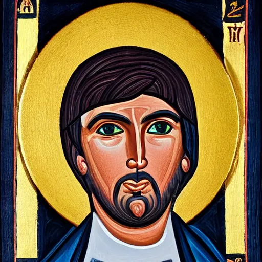 Prompt: jair bolsonaro as a byzantine religious icon, very detailed