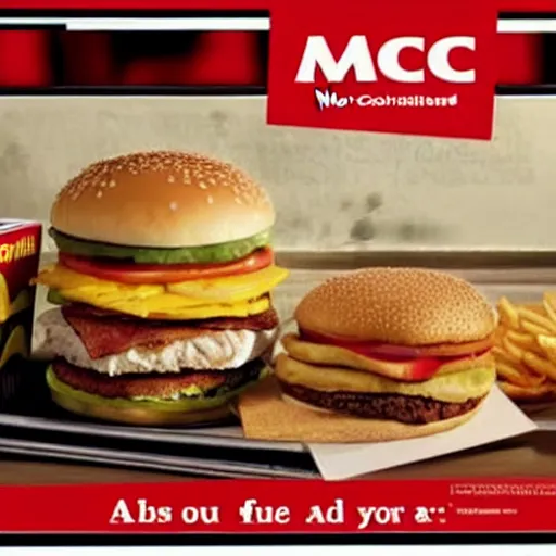 Image similar to Ads for Mc Donald