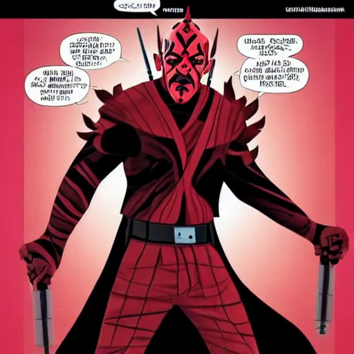 Image similar to darth maul as good guy