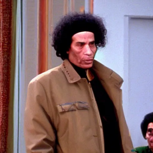 Prompt: Muammar Gaddafi in Friends (1994)