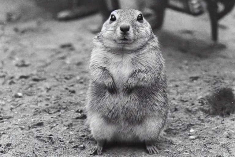 Image similar to obese prairie dog in ww 2