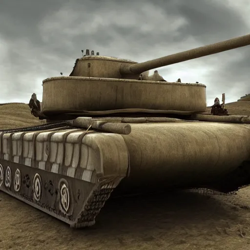 Prompt: roman army tank, photorealistic, 4k